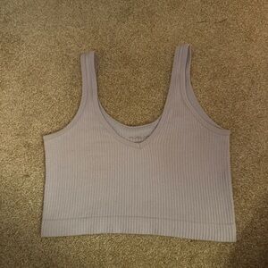 Urban Outfitters Lavender Ribbed Tank Top